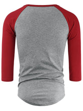 Load image into Gallery viewer, Red &amp; Grey Raglan
